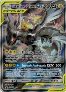 Pikachu et Zekrom GX