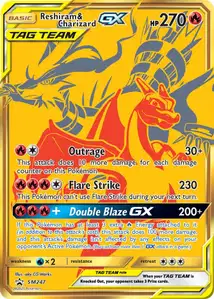 Reshiram et Dracaufeu GX