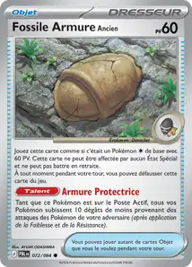 Fossile Armure Ancien